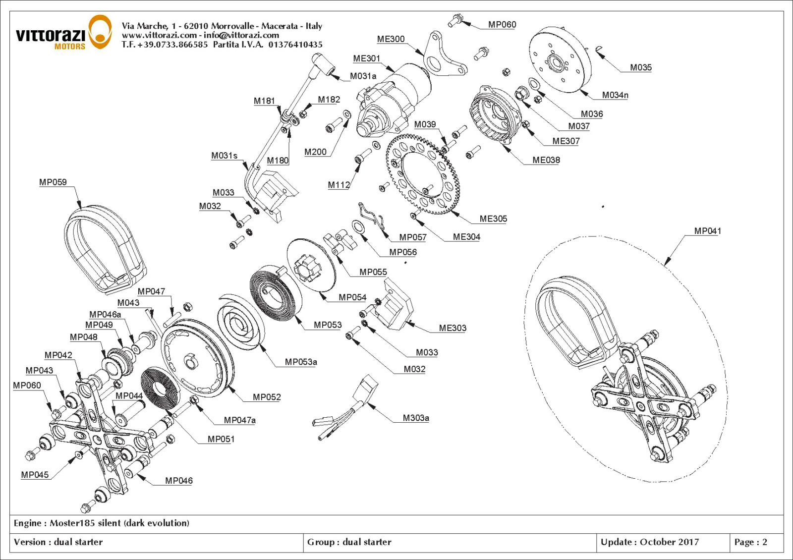 Moster 185 Silent D – Paramotor Starter – Aerolight - Paramotor 