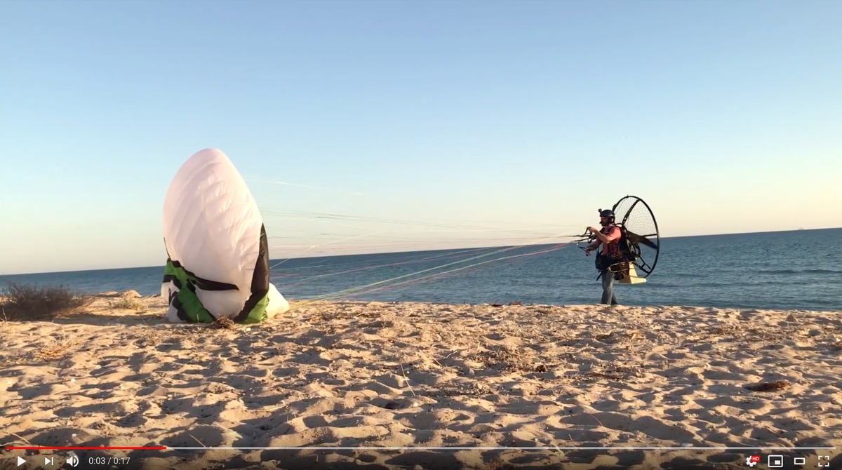 How to takeoff on a paramotor